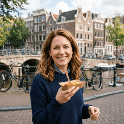 Portrait of a smiling WayFare traveller
